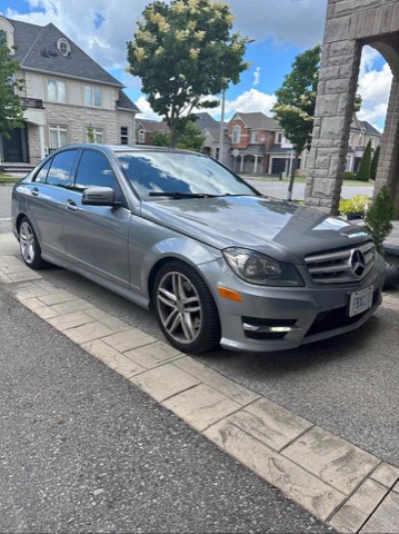 Silver Mercedes-Benz C300 — exterior — front right